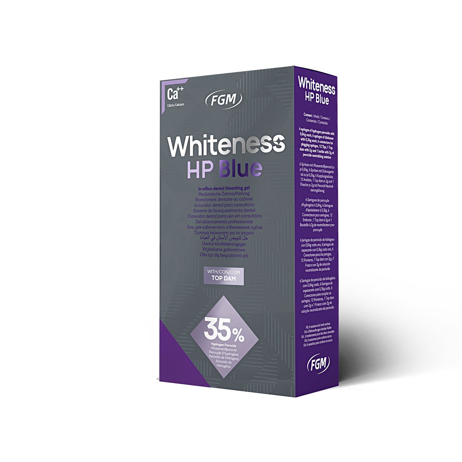 Blanqueamiento Whiteness MINI KIT HP BLUE 35% (1 paciente)