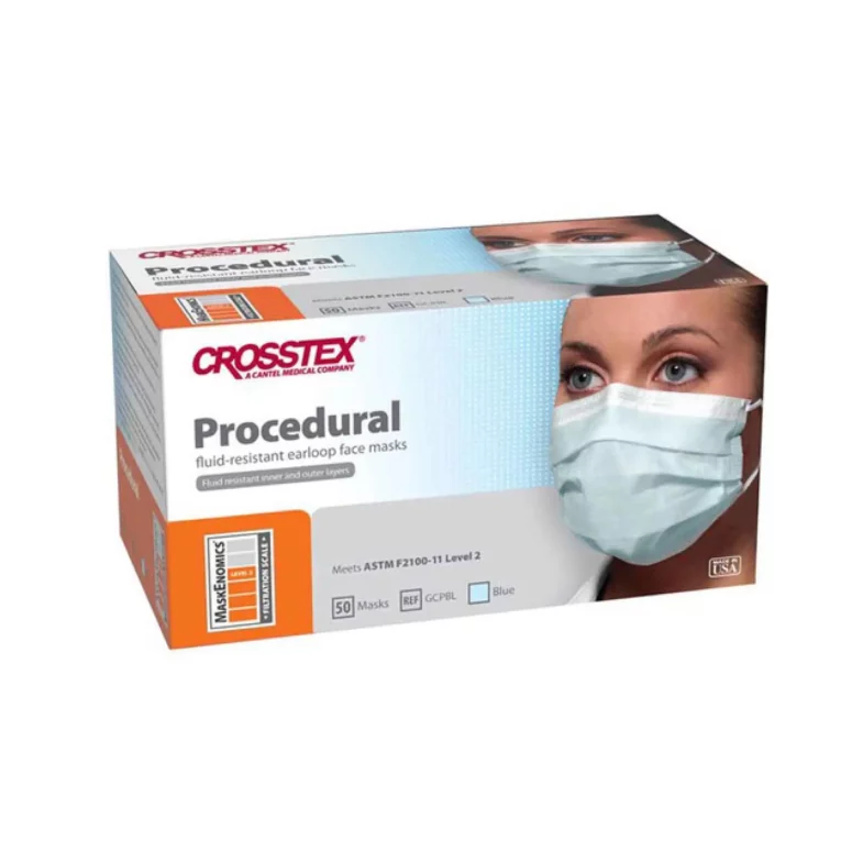 Caja de Mascarillas Procedural ASTM Nivel 2 Crosstex