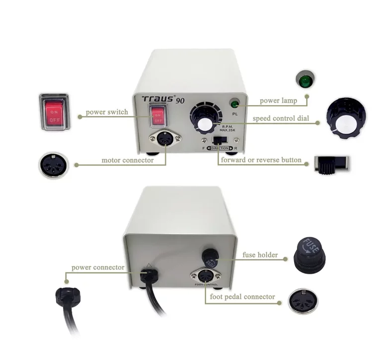 Micromotor Electrico TRAUS 90 - Imagen 2